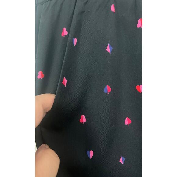 Marine Layer Allison Pant in Black Queen of Hearts Print Size M - Picture 5 of 10